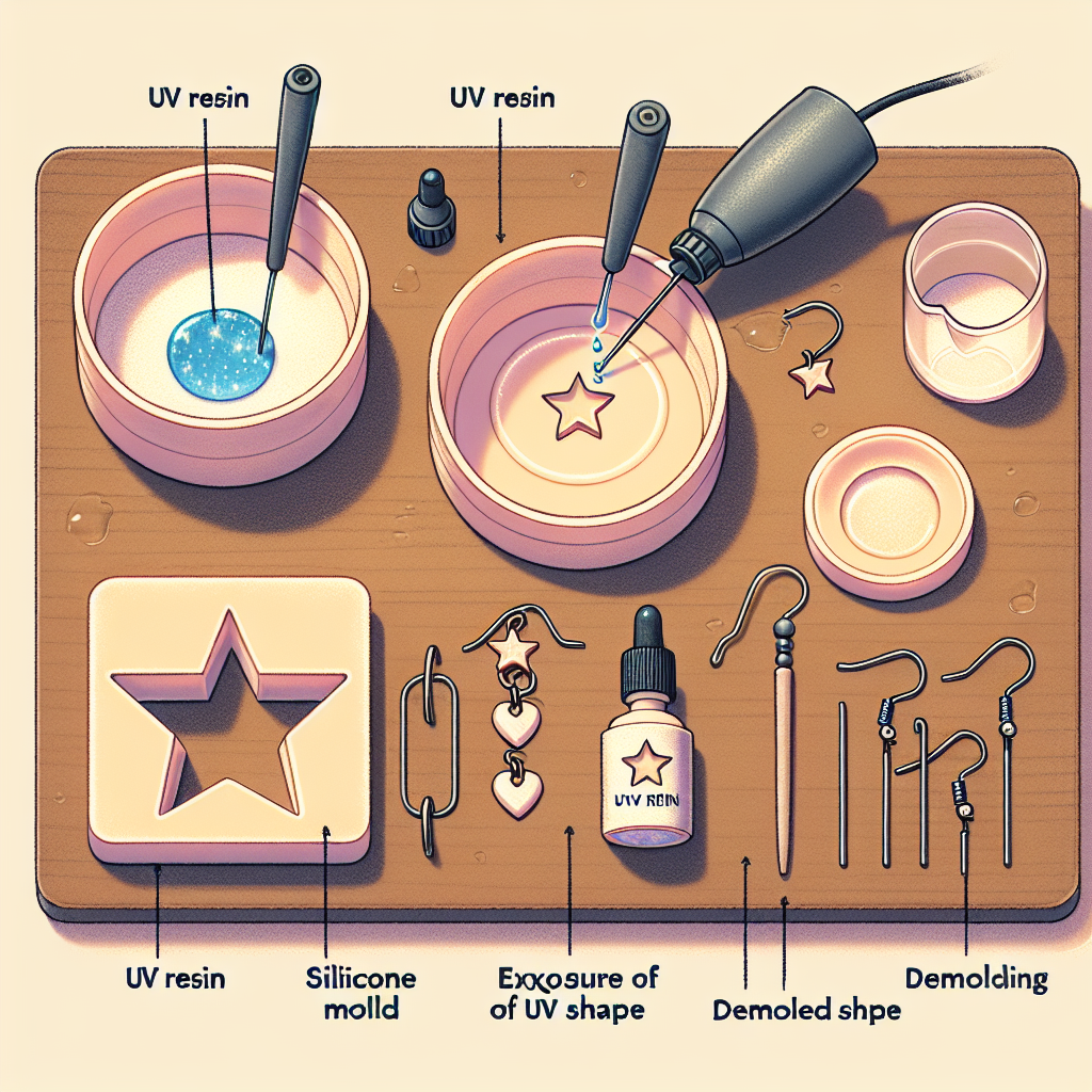 Step-by-Step UV Resin Earring Tutorial