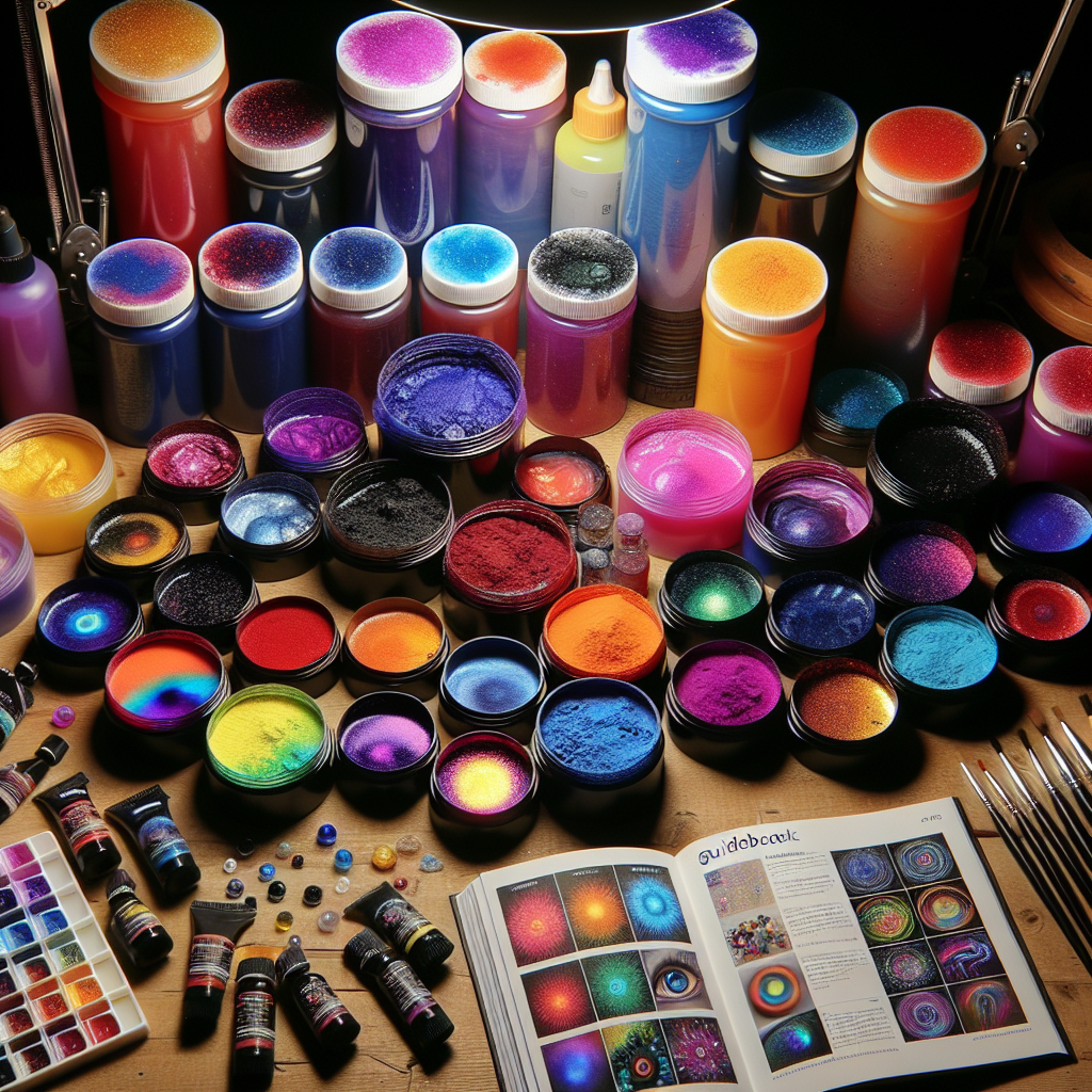 Best Pigments and Dyes for Colorful UV Resin Projects