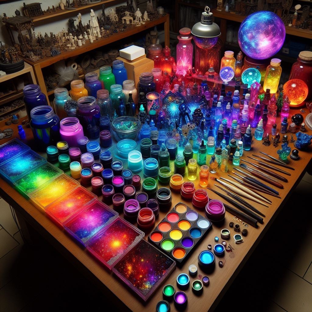 Best Pigments and Dyes for Colorful UV Resin Projects