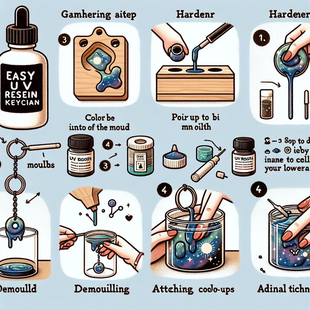 Easy UV Resin Keychain Tutorial for First-Timers