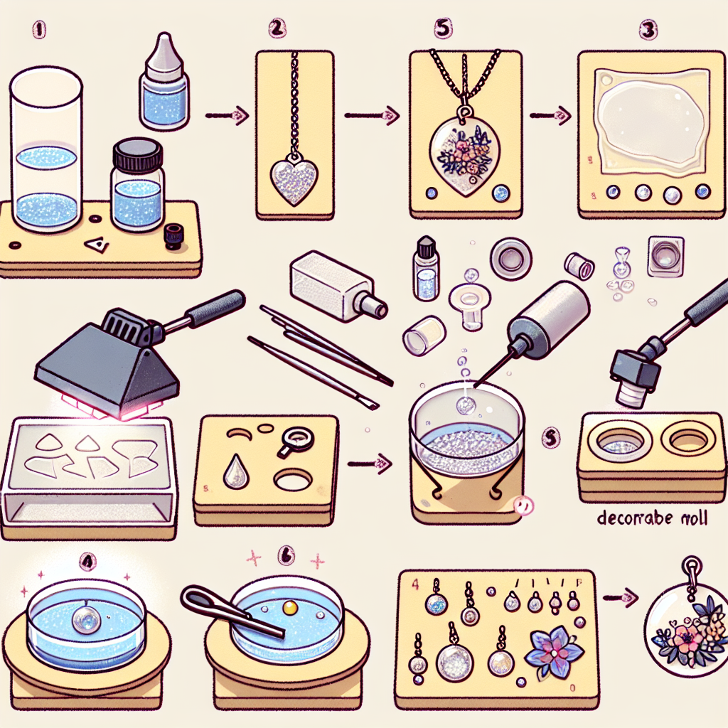 How to Make Transparent UV Resin Pendants