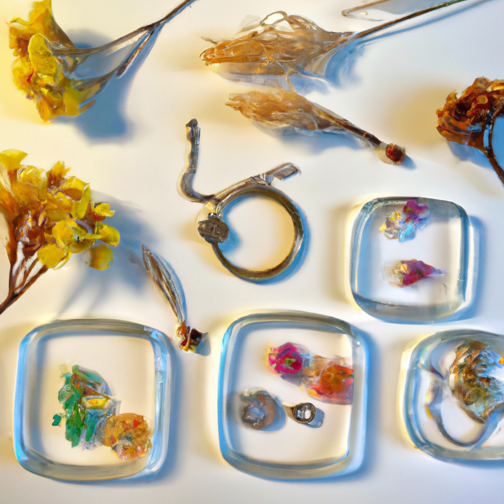 Using Dried Flowers in Resin Jewelry